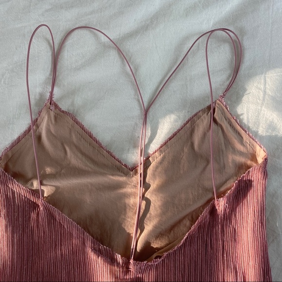 Pink Sparkly Strappy Tank Size Small - Picture 9 of 13